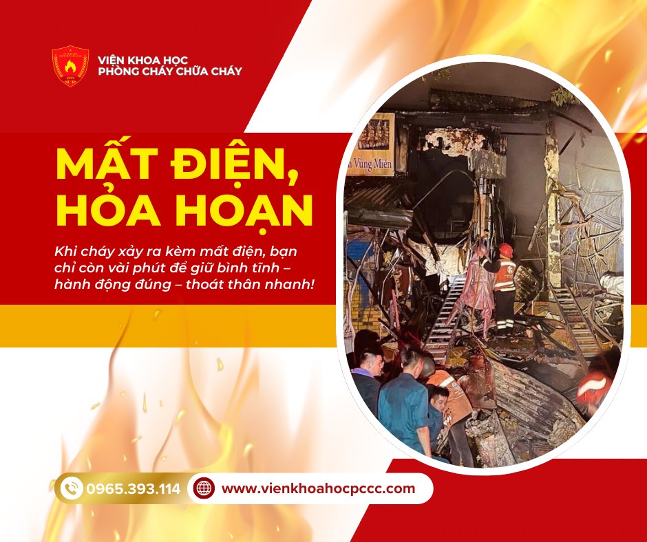 Mất điện, hỏa hoạn – Làm gì để thoát hiểm an toàn?